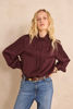 Picture of MAY HIGH-NECK SATIN BLOUSE